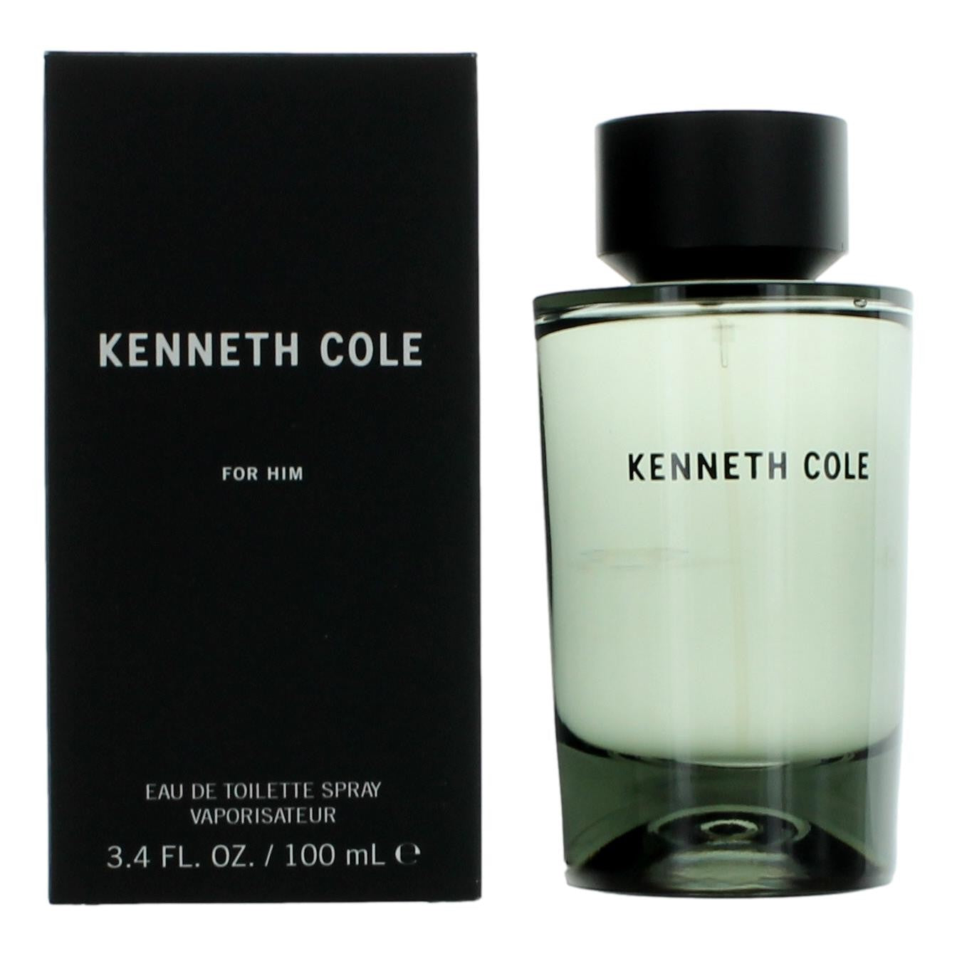 Bottle of Kenneth Cole For Him by Kenneth Cole, 3.4 oz Eau De Toilette Spray for Men